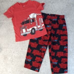 🛝🍒 Carter's Firetruck PJ Set